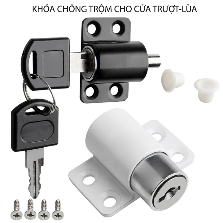 Khóa chống trộm cho cửa trượt, lùa, cửa sổ - cửa đi