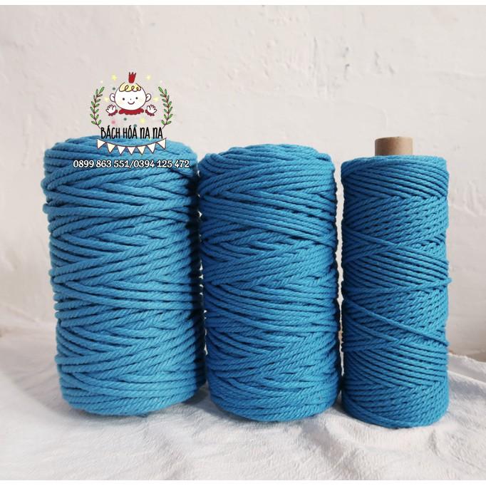 Dây thừng macrame màu 3mm- FULL COLOR - MUA SỈ IB - BÁCH HÓA NA NA