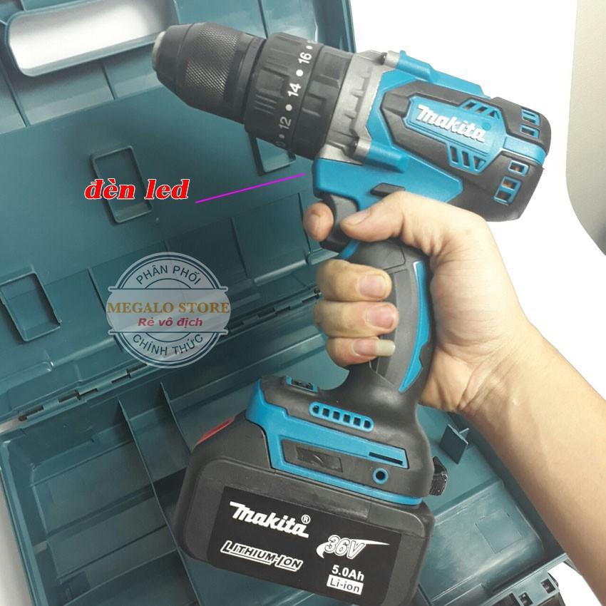 Máy Khoan Pin Bắt Vít Makita 36V, Tặng Kèm Mũi Khoan Model 2020