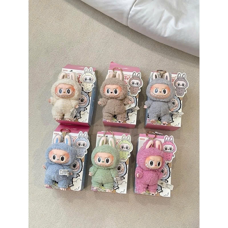 Móc Khóa Labubu Có Sẵn Pop Mart Blindbox Hàng Đẹp Siêu Cute(Size bé Full box)