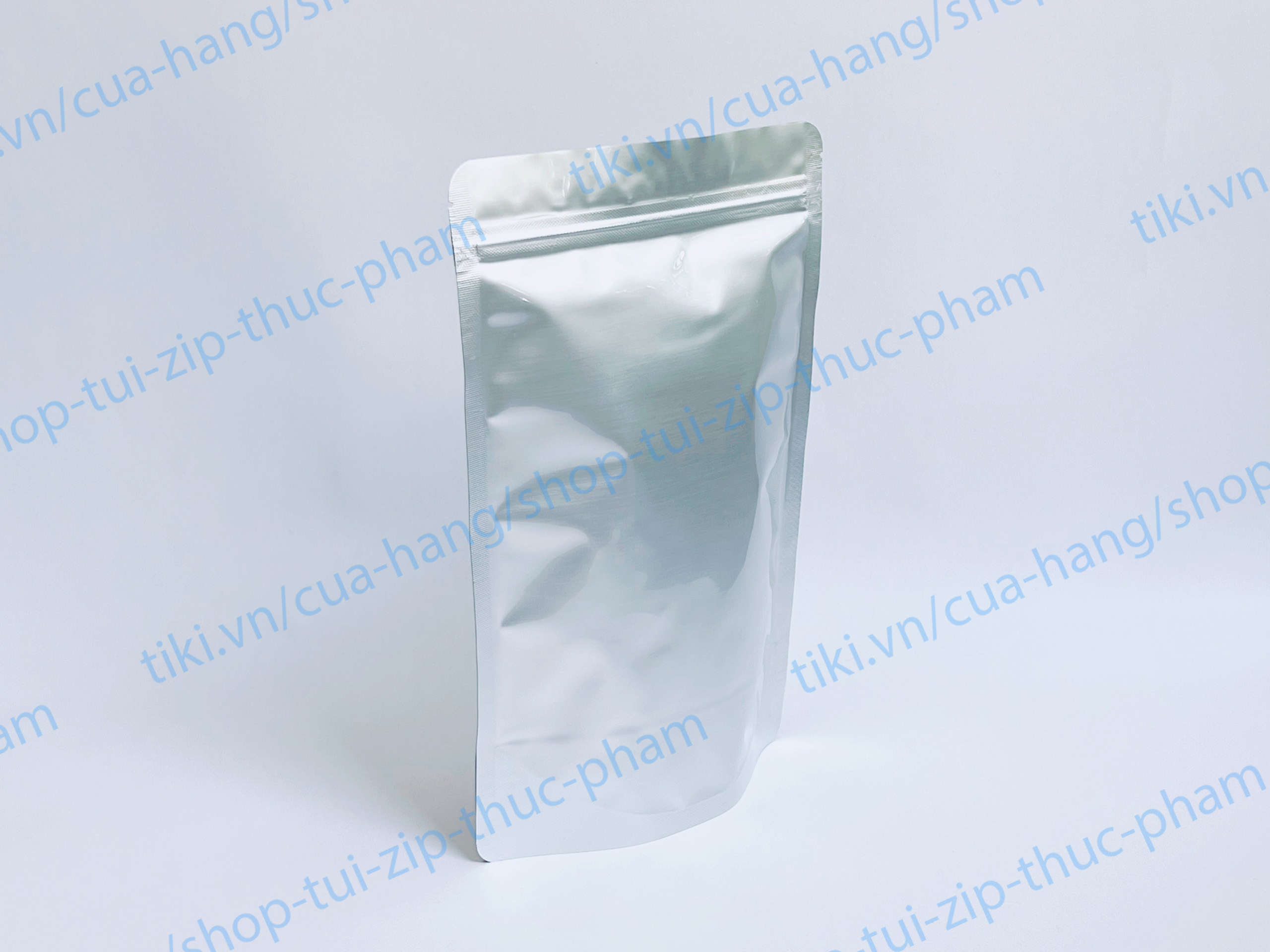 0.5KG Túi Zip bạc - Túi zip 2 mặt bạc - túi đựng thực phẩm khô, nước - size