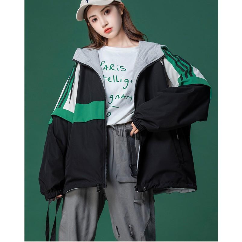 ÁO KHOÁC GIÓ NỮ FORM RỘNG CÁ TÍNH