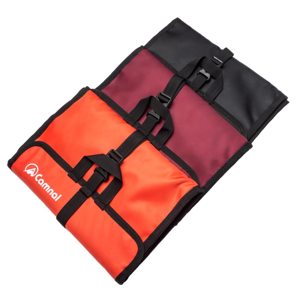 Rock Climbing Carabiner Storage Bag Hardware Buckle Holder Pouch Black