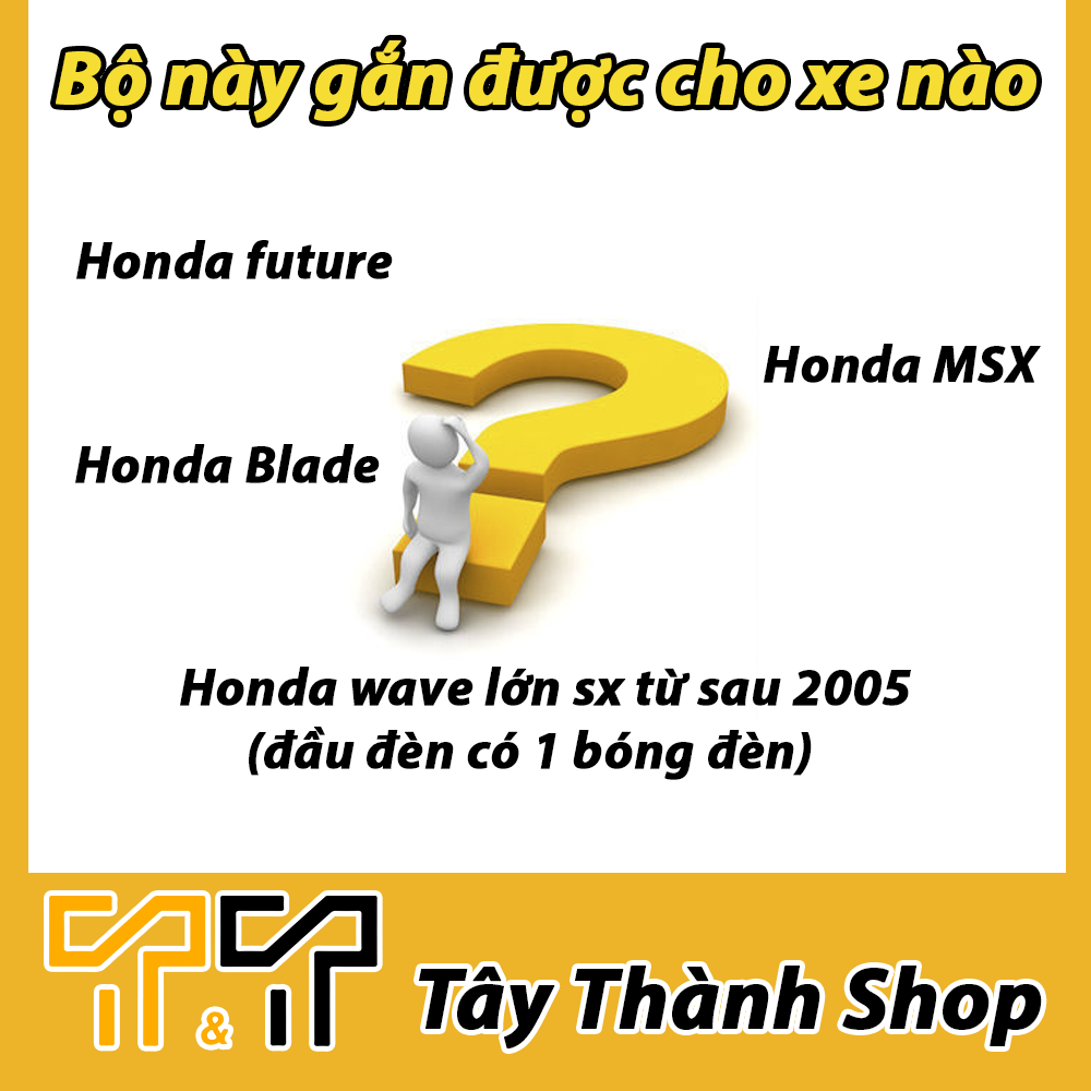 Bộ nhông sên dĩa xe Honda Wave RS / Wave A / Wave RSX / Wave S / Future Neo / Blade