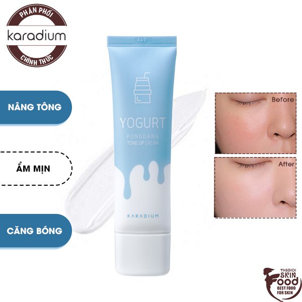 Kem Lót Nâng tông Da Tự Nhiên Karadium Yogurt Pongdang Tone Up Cream 50ml