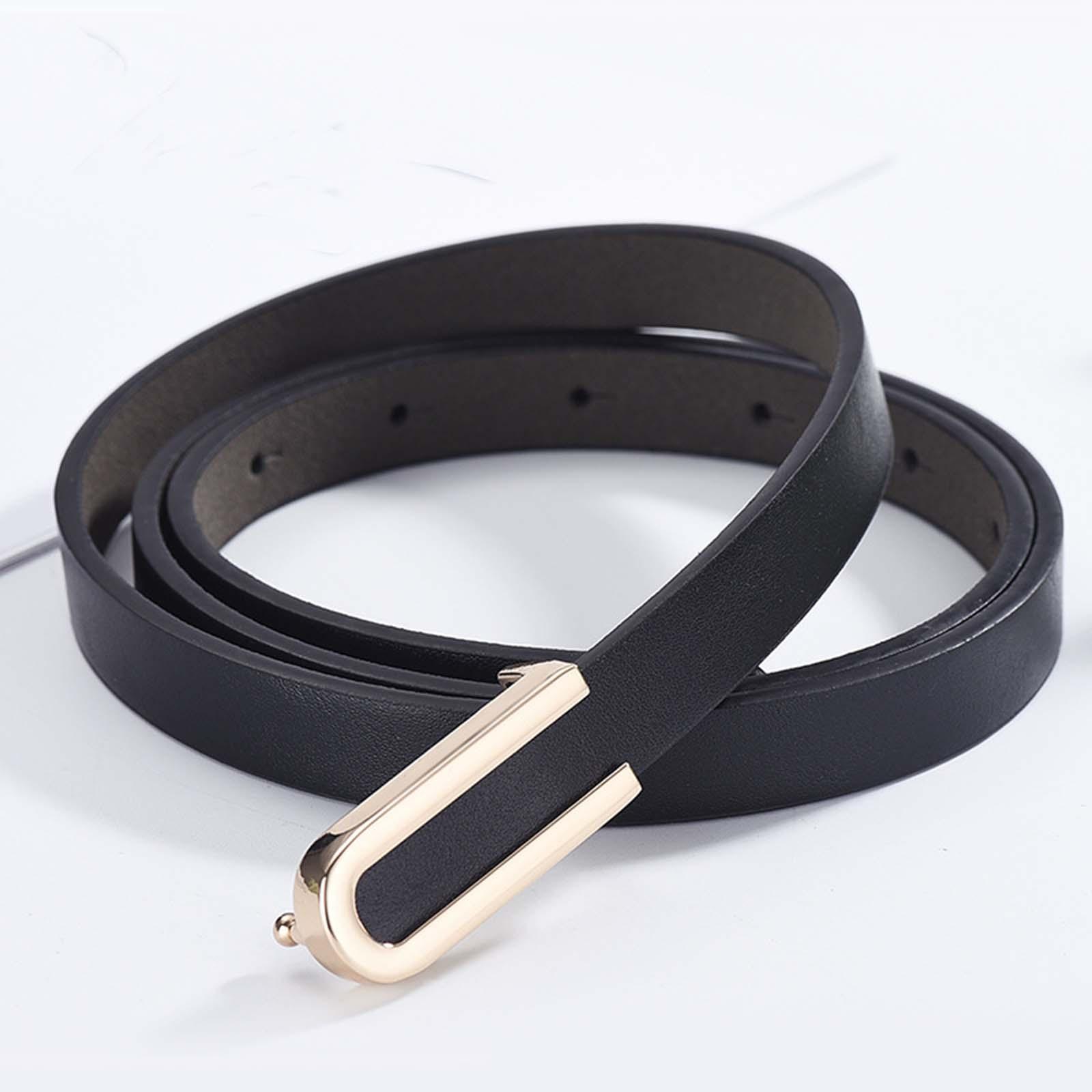 Fashion Women Leather Belt Waist Belt Adjustable Strap Waistband Casual Band for Fancy Dress Skirt Dress up Pants Dress