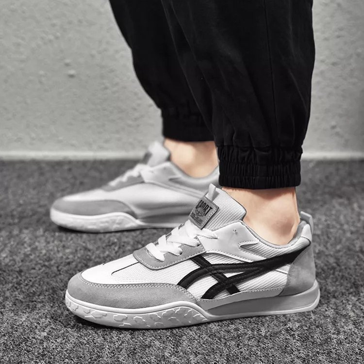 Giày Thể Thao Nam MENDO - Giày Sneaker Màu Kaki - Trắng - Đen, Giày Thể Thao Dáng Hàn Quốc, Phù Hợp Mọi Lứa Tuổi - G5351