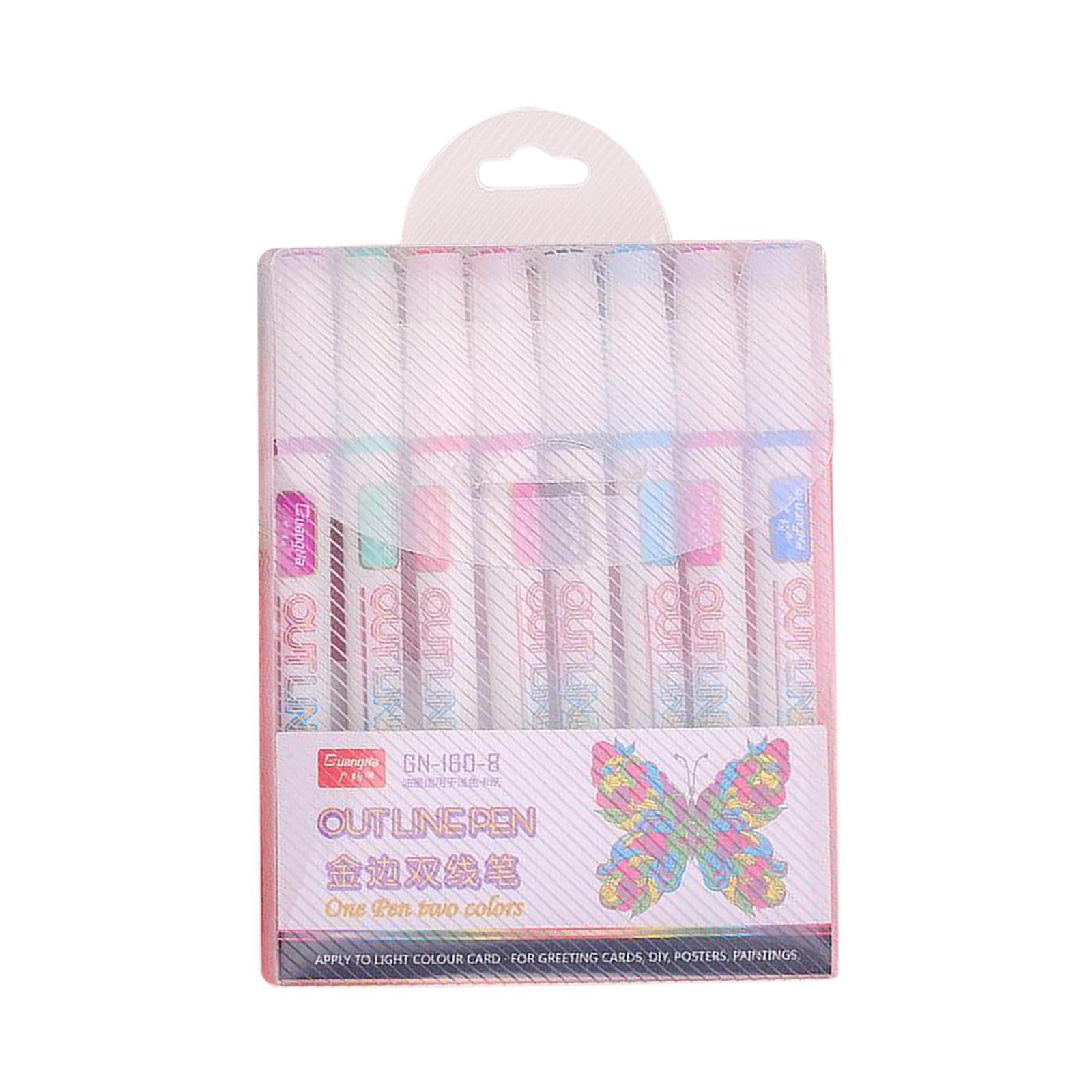 0.7mm Double Line Outline Pen Marker for  Painting Painting Accs