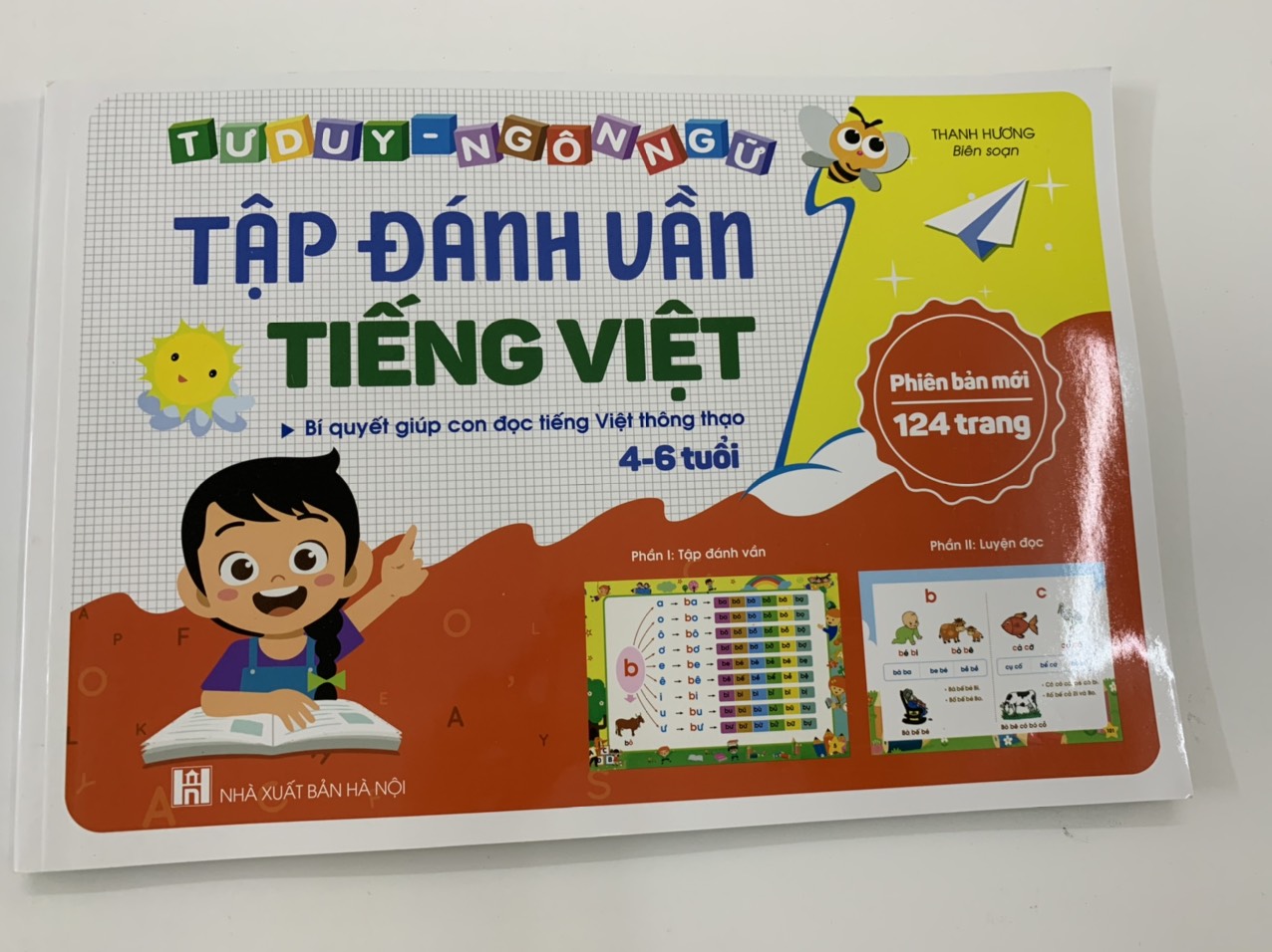 Tập Đánh Vần Cho Bé 4-6 Tuổi Tặng kèm bộ thẻ chữ và số