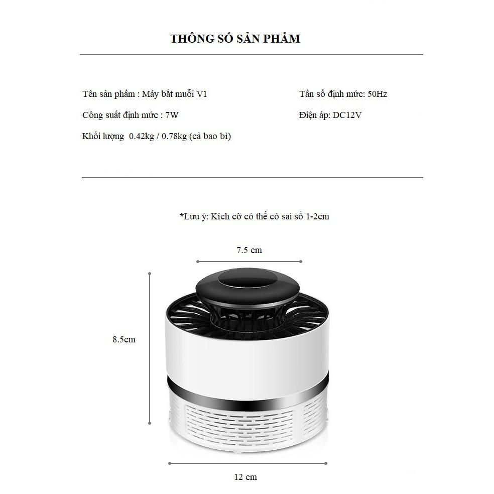 Đèn Bắt Muỗi V1 ( NHỎ GỌN, KHÔNG GÂY TIẾNG ỒN )