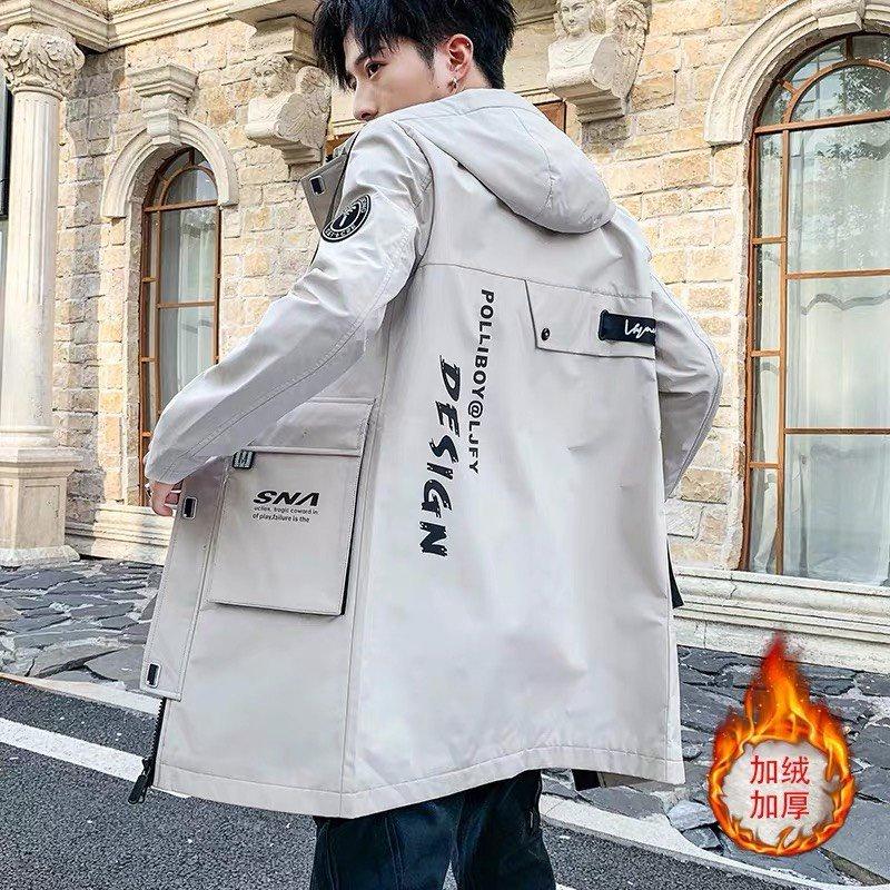 Áo khoác kaki hộp nam from dài xịn sò kiểu dáng mạnh mẽ siêu hot siêu cool ngầu của năm