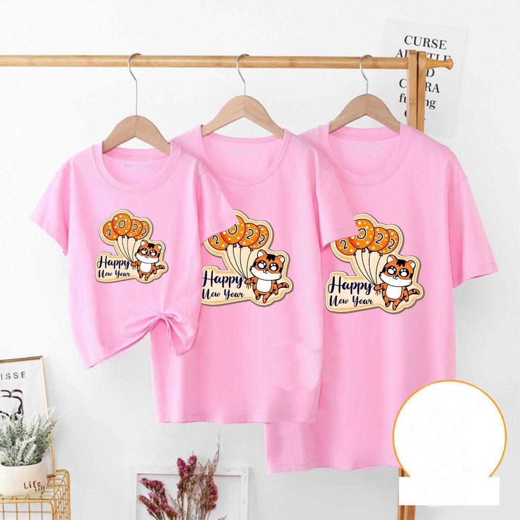 Áo Gia Đình Cotton Áo Đôi Mùa Hè