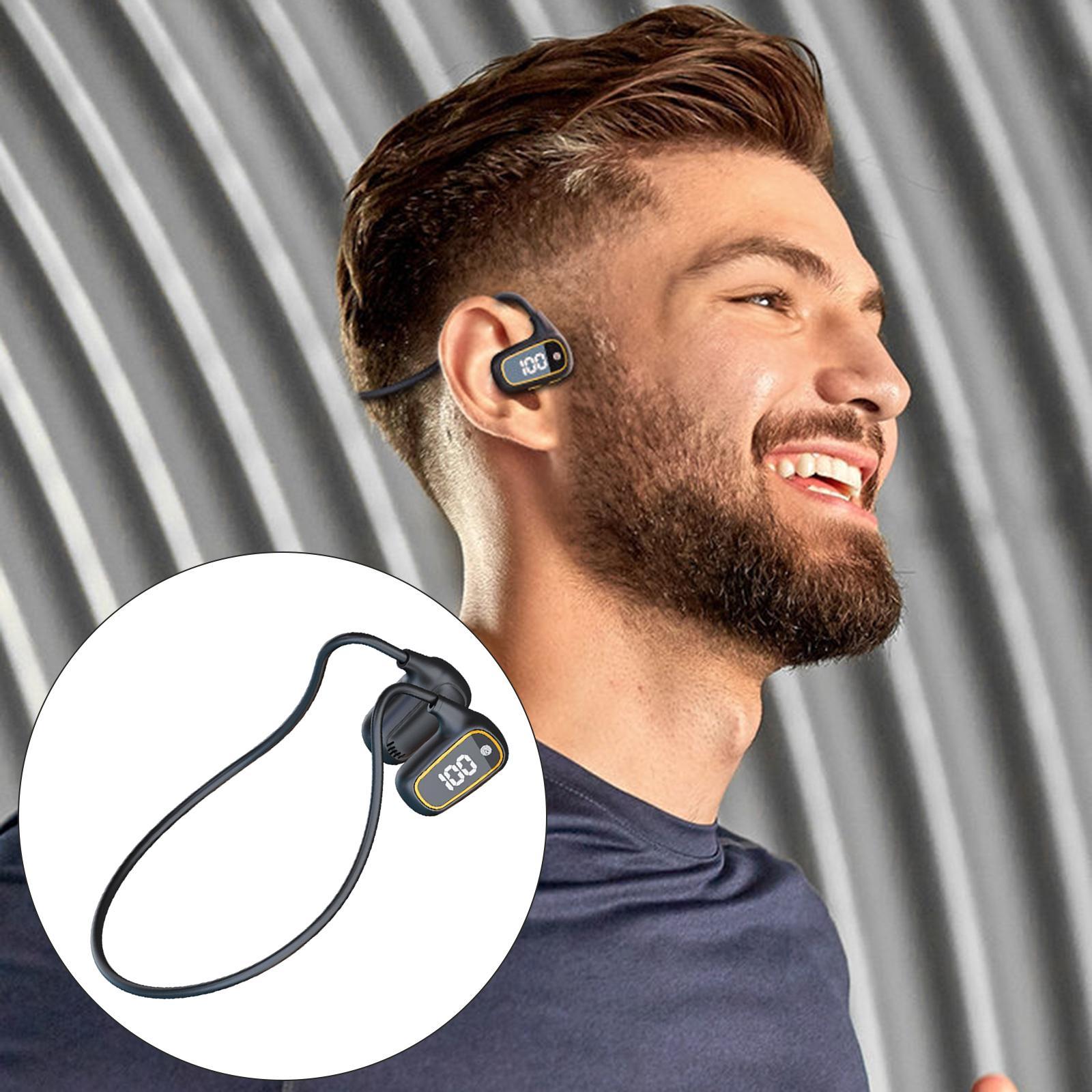 Bone Conducting Fingerprint Touch Bluetooth5.3 Wireless Stereo Headphones