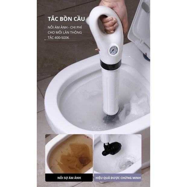 Máy thông tắc bồn cầu với một nút ấn