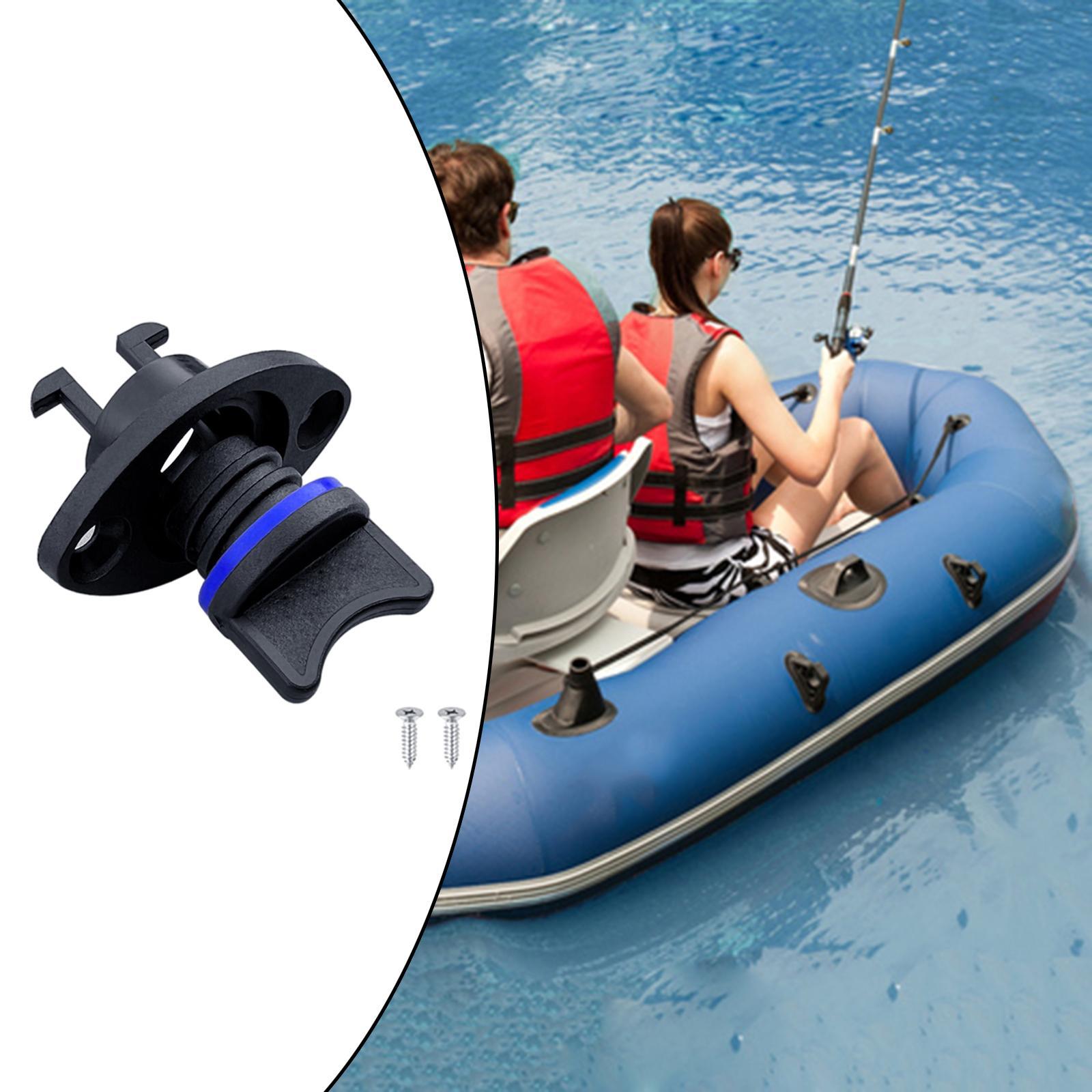 2x 1 Inch Marine Boat Drain Plug, Standard Thread, Universal with Screws, Replacement , Kayak  , Inflatable Boat
