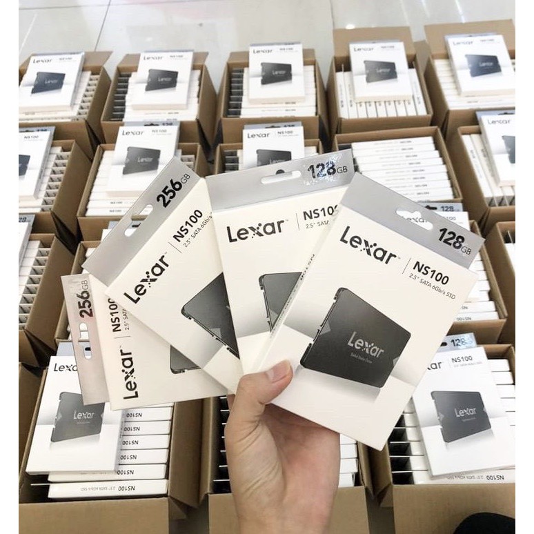 Ổ Cứng SSD Lexar LNS100 Sothing, dung lượng 128gb-256gb, hỗ trợ hệ thống máy tính chạy nhanh hơn, phù hợp nhiều loại máy tính- Hàng chính hãng