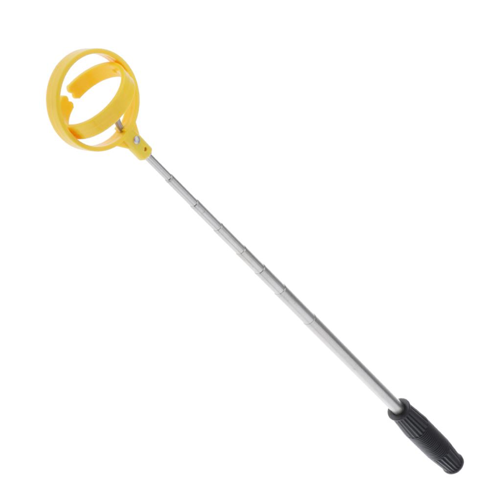 Folding Golf Ball Retriever Pick Up Tool Caddie Ball Collector Picker