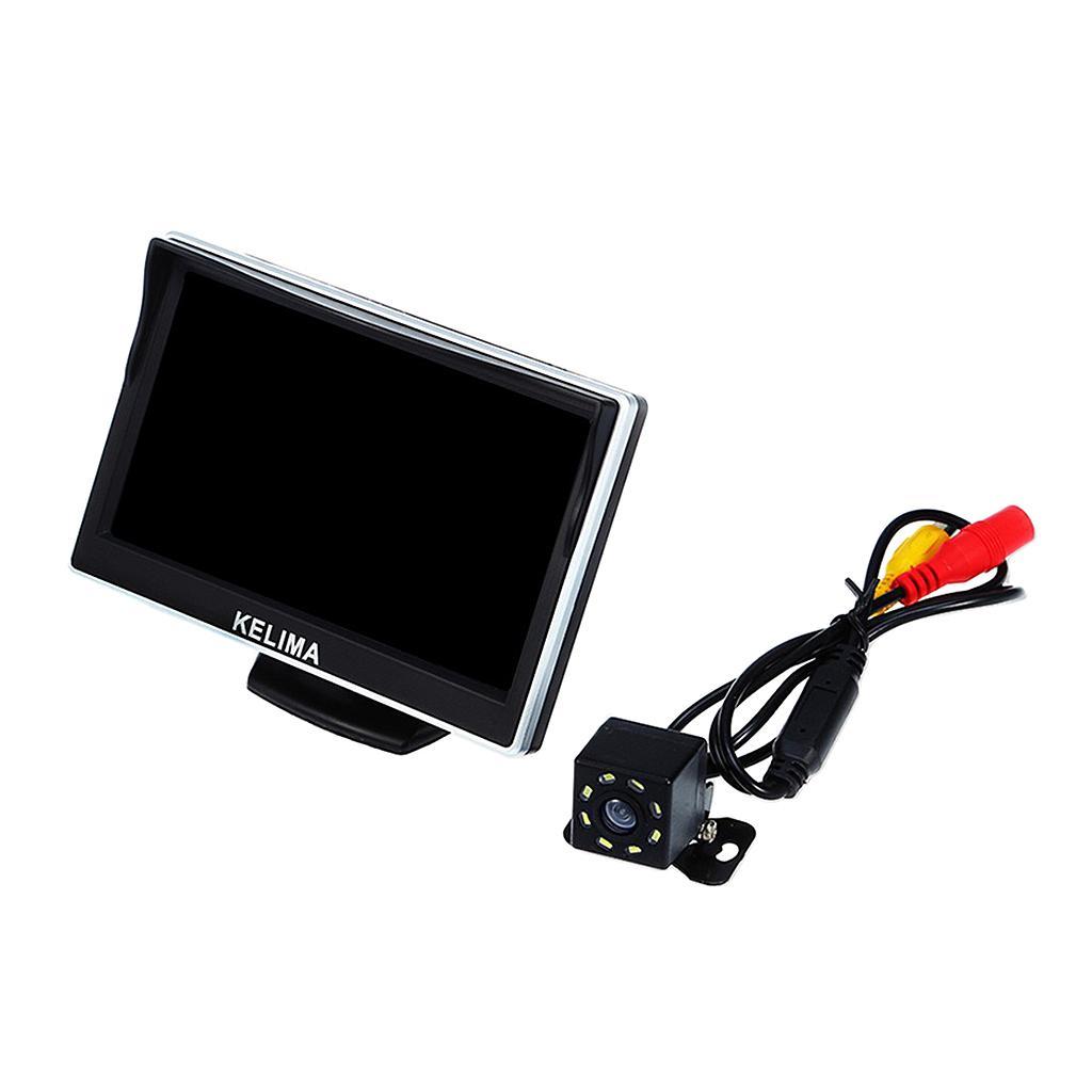 5 Inch HD Car LCD Monitor Rear View Backup Display for Reverse Parking