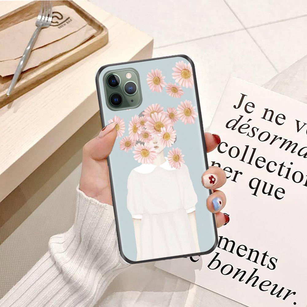 Ốp lưng điện thoại iPhone 11 Pro Max viền silicon dẻo TPU  hình Cô Nàng Cá Tính - Hàng chính hãng