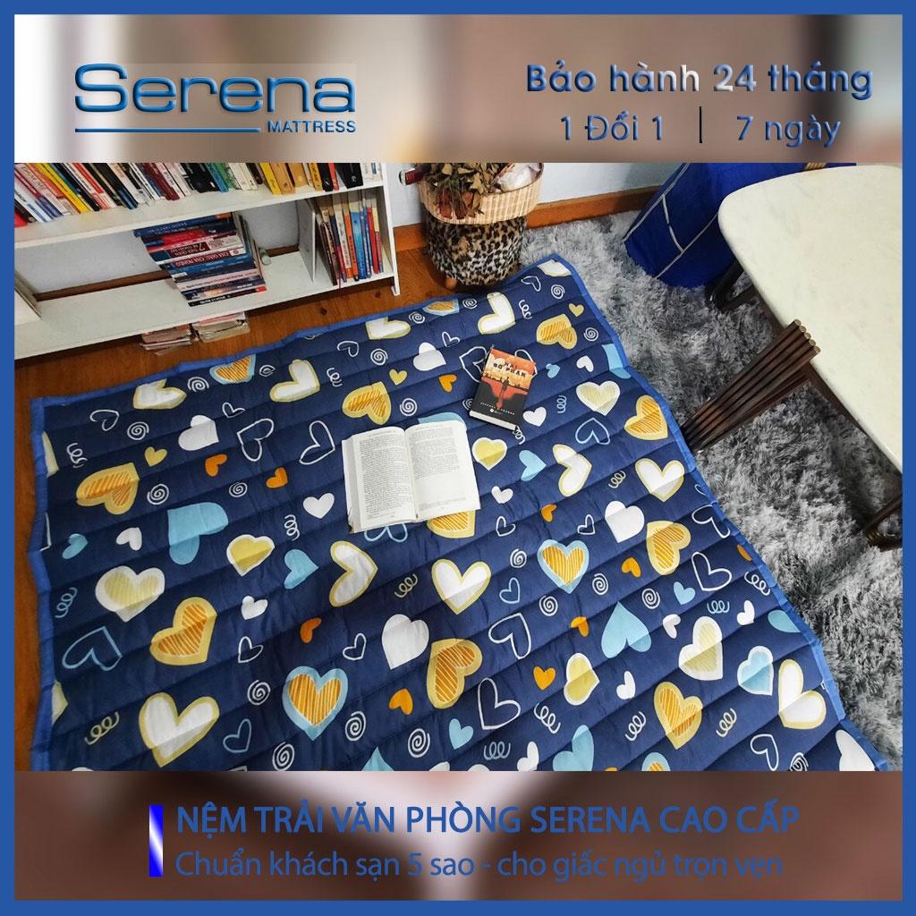 Nệm Đệm Lót Sàn Mỏng SERENA Chính Hãng Đa Năng Nệm Trải Giường Văn Phòng Gấp Gọn Tiện Lợi