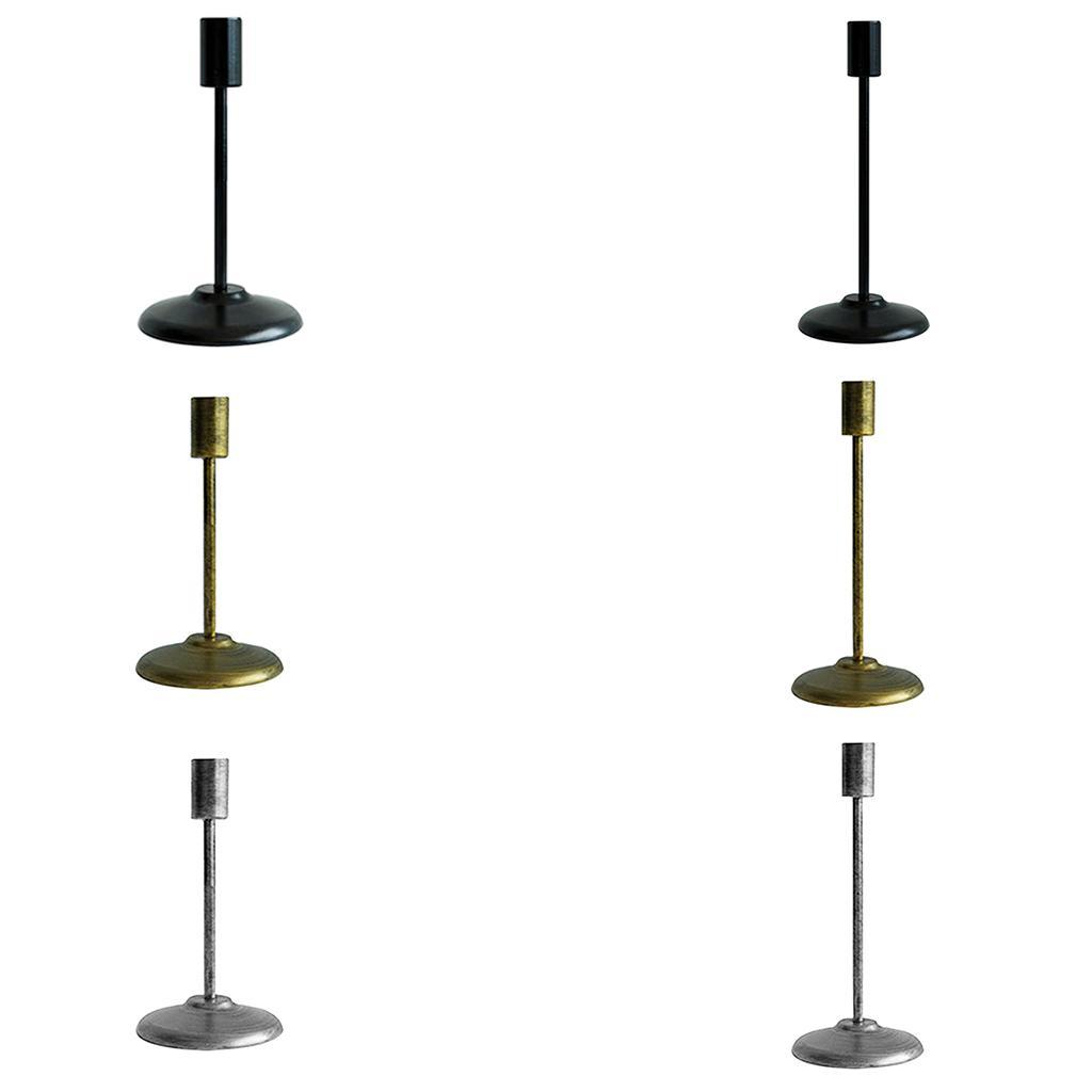 Iron Candle Holder Candlestick Tealight Wedding Party Home Decor