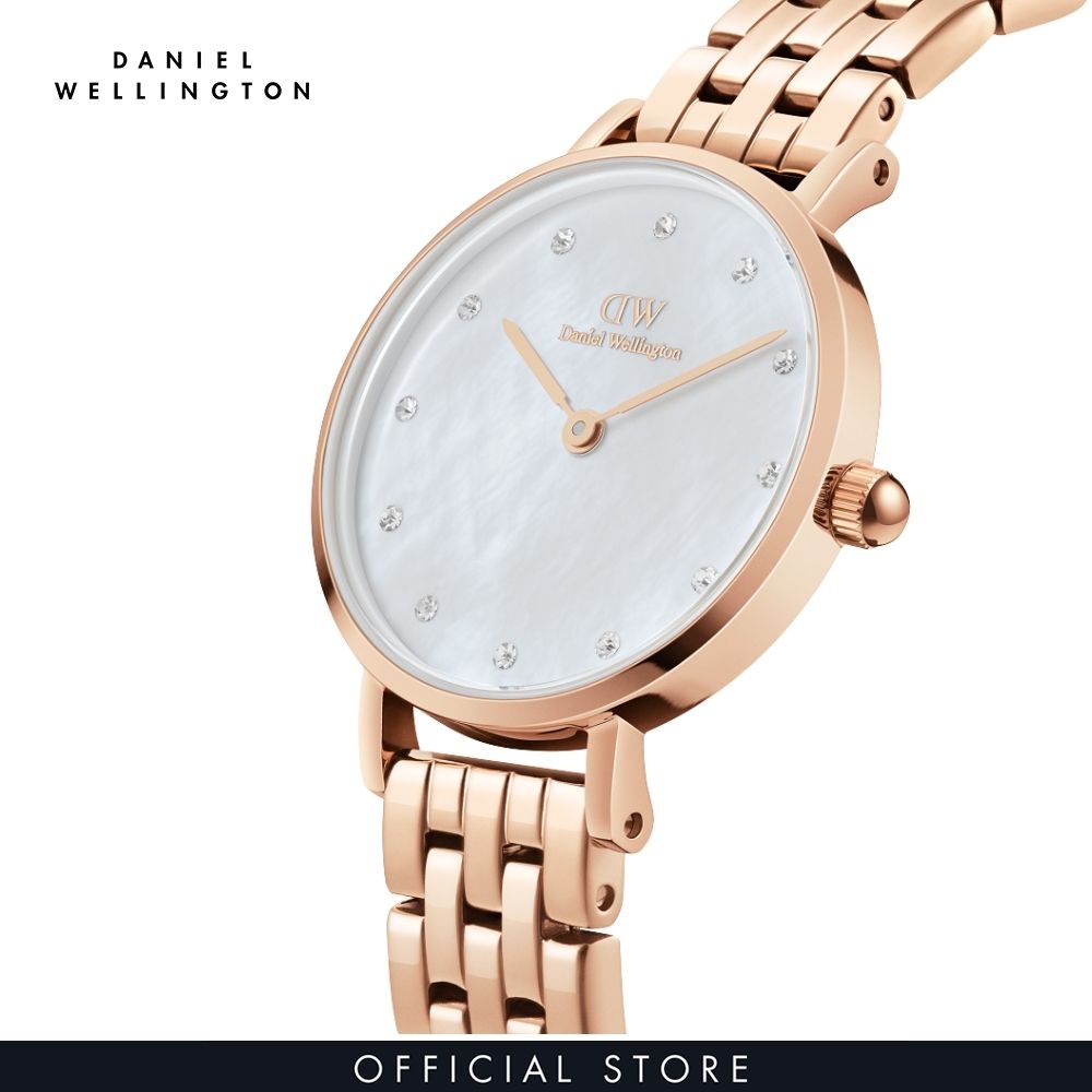 Đồng hồ Nữ Daniel Wellington kim loại - 5-Link Petite Lumine 28mm DW00100613