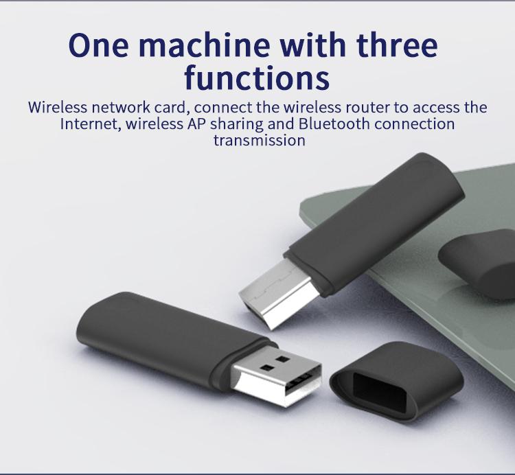 2 In 1 Usb Mini Wireless Bluetooth-compatible 2.1/4.2 Adapter USB2.0/1.1 Laptop Desktop Computer Wifi Receiver Adapter