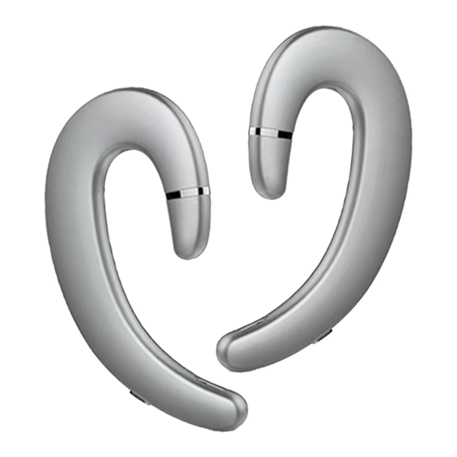 Bluetooth 5.0 Headphone, Ear Hook Low Latency HD Calling Earpiece for Sports Business