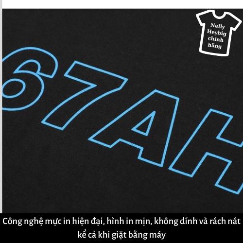 Áo Phông Nam Nelly Heybig chính hãng in chữ G7AN Mẫu Mới Mùa Hè Áo Phông Cặp Đôi Thanh Niên Tay Lỡ Nam Nữ