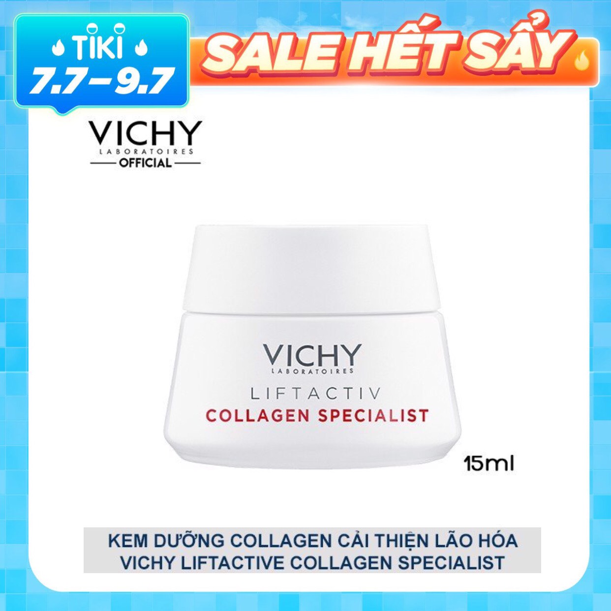 Kem chống lão hóa Vichy Liftactiv Collagen Specialist 15ml