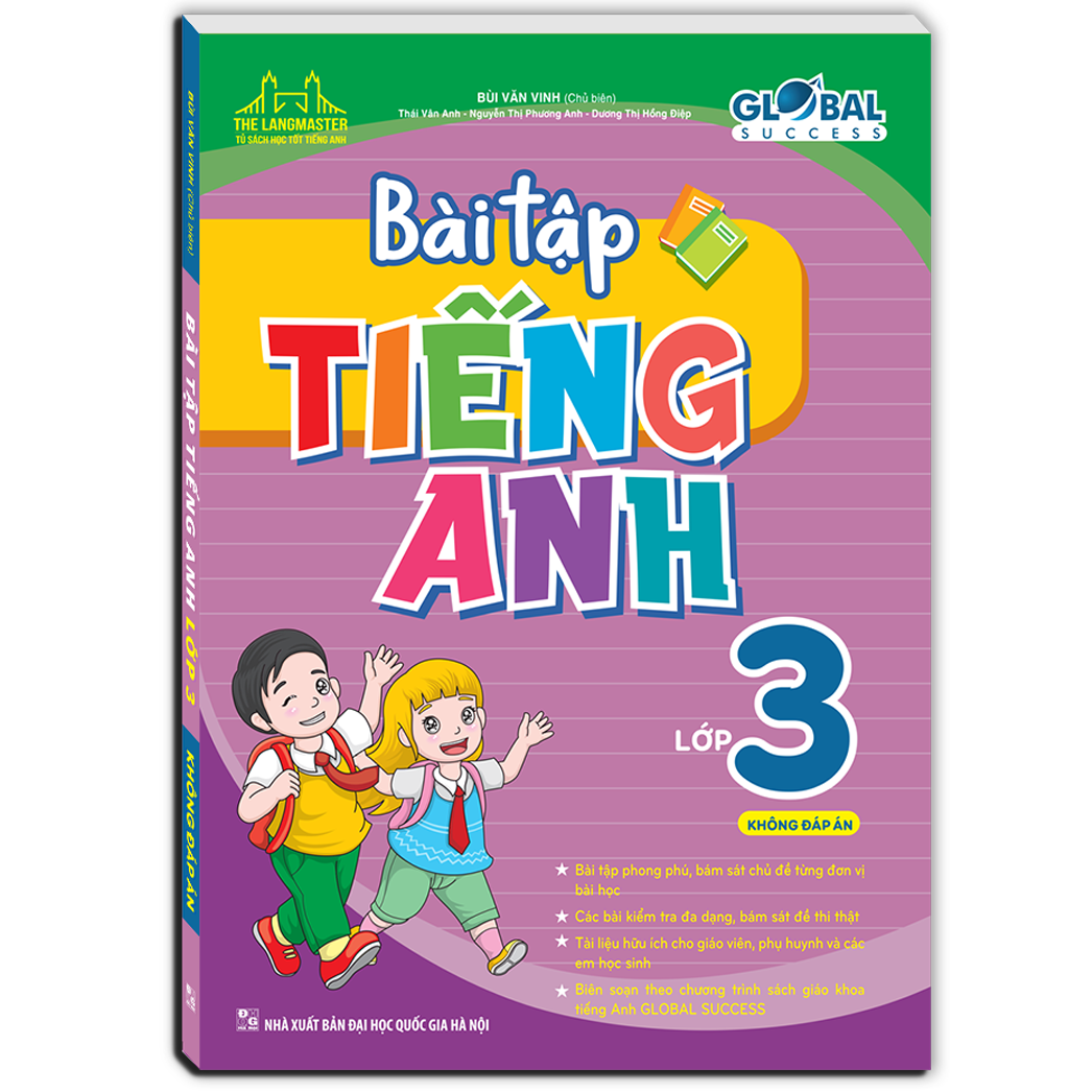 GOLBAL SUCCESS - Bài tập tiếng anh lớp 3 (Không dáp án )