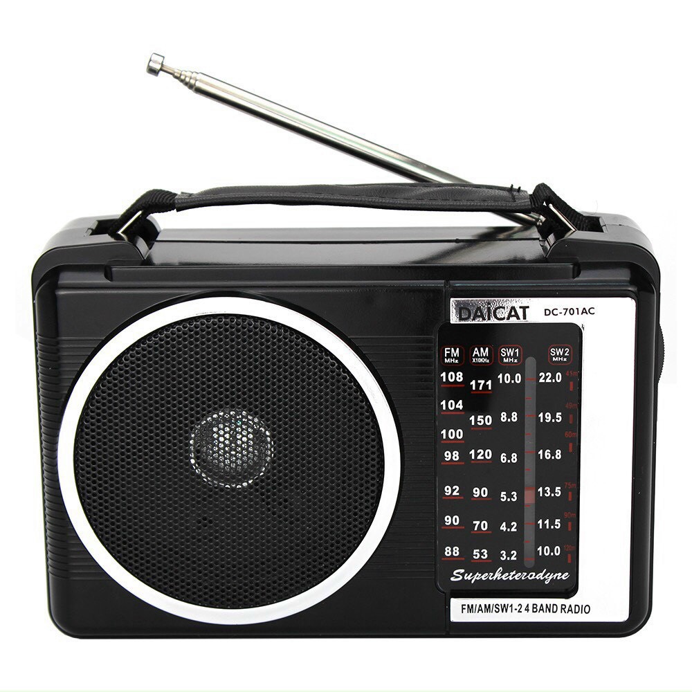 Đài Radio DAICAT DC-701 Đài FM cho người cao tuổi- Hàng Chính Hãng