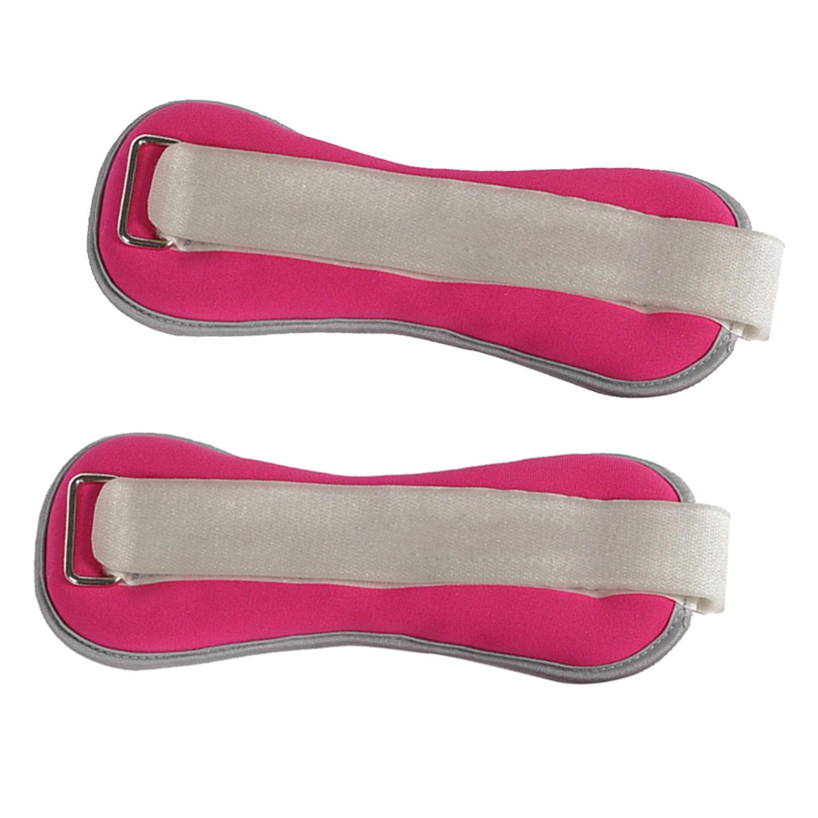 Compact Ankle Weight Women Wrist Weight Strap Bracelet  Pink
