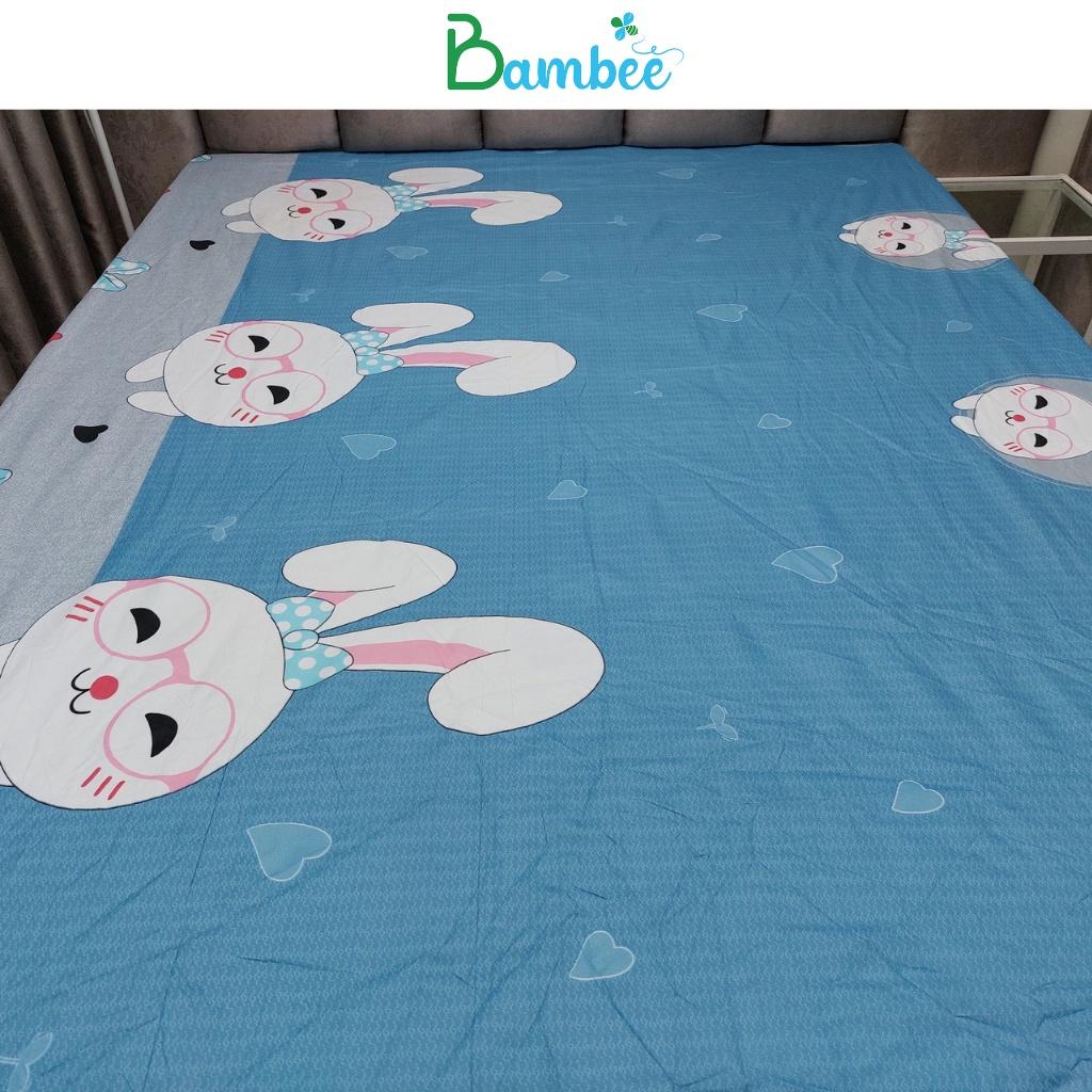 Ga chống thấm cotton, drap chống thấm cotton Bambee size 2mx2m2, 1m8, 1m6, 1m4, 1m2, 1m. Nệm 5cm, 10cm, 15cm, 20cm, 25cm