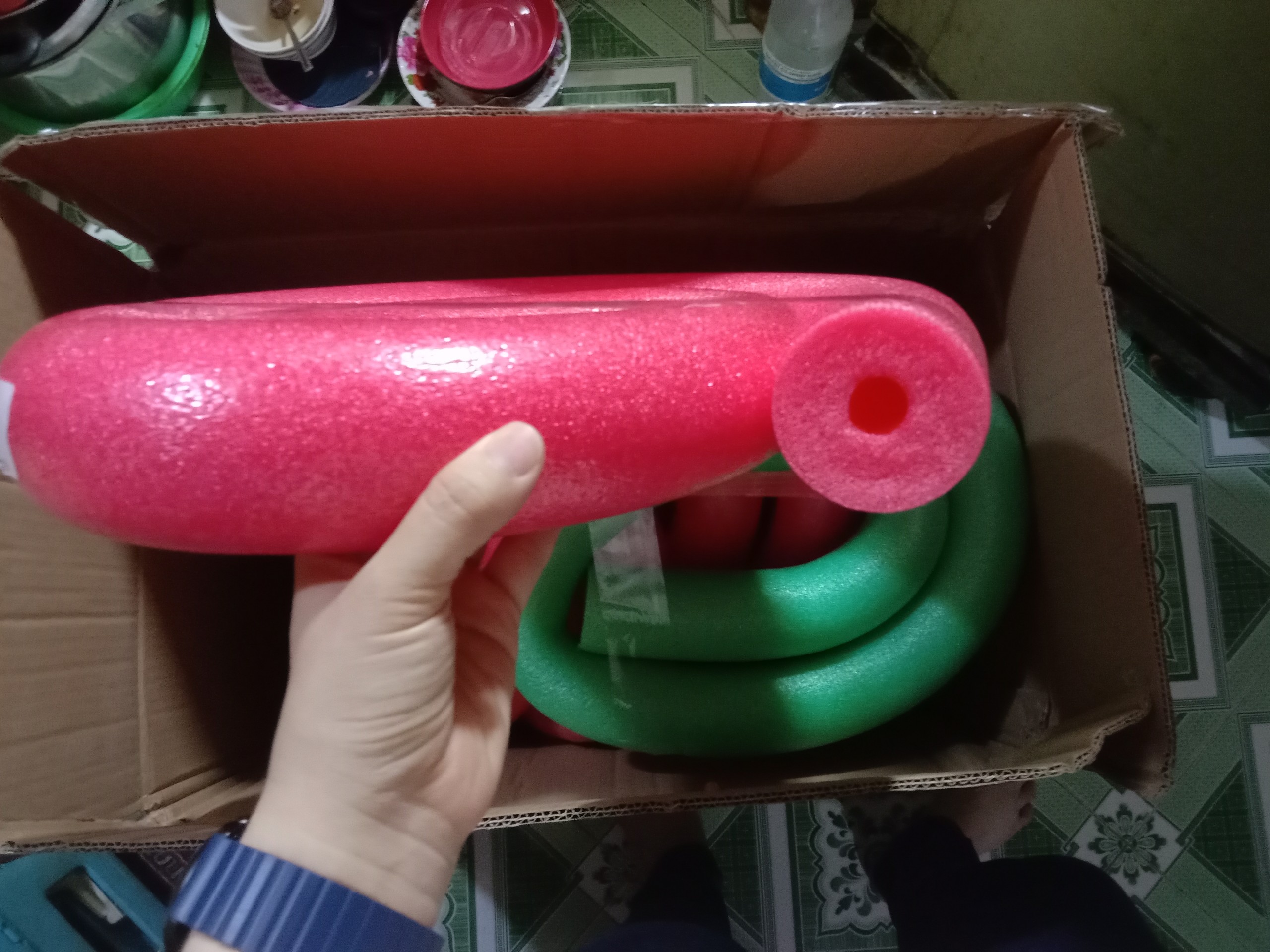 Phao tập bơi sợi mì / gậy phản xạ 1 cây