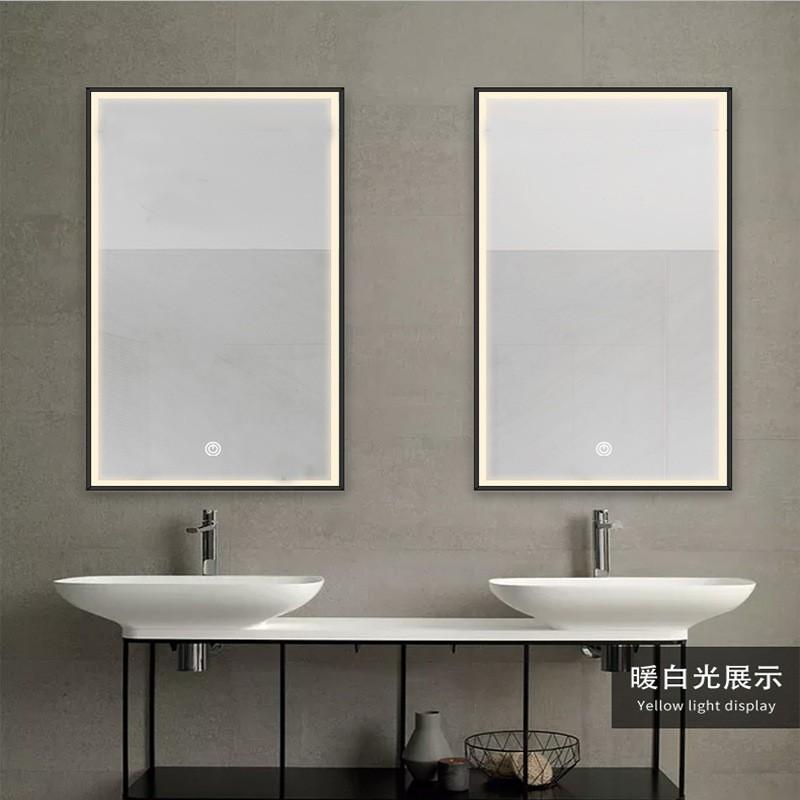 gương led cảm ứng treo tường trang trí decor kích thước 40x60cm - mirror