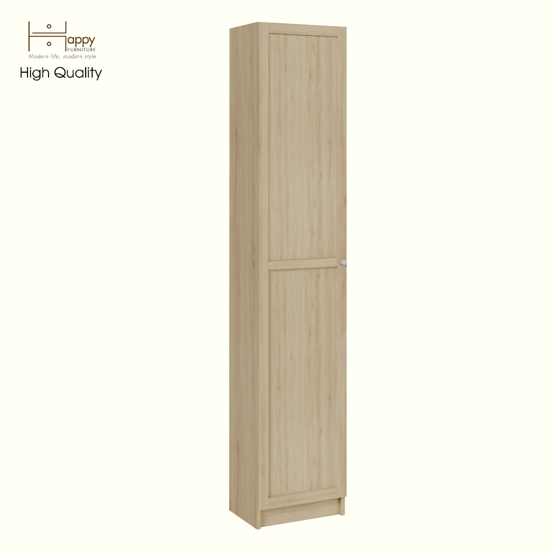 [Happy Home Furniture] CATY, Kệ sách 6 tầng 1 cửa mở, 40cm x 30cm x 202cm ( DxRxC), KSA_053