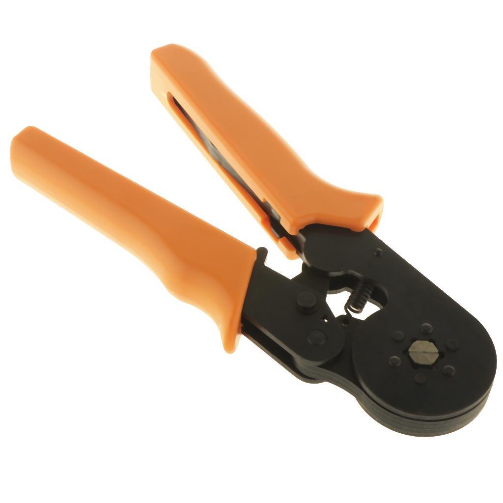 Ratcheting Wire Terminal Crimper For Gage Wire Ends Ferrules D AWG23-10, providing you with easy operation and sturdy crimping