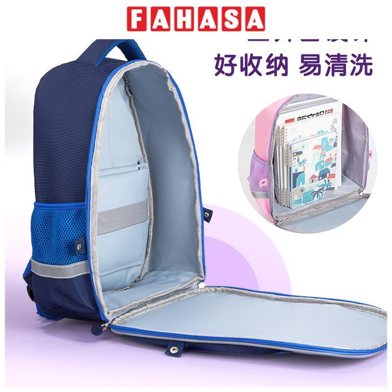 Ba Lô Học Sinh Siêu Nhẹ - Deli BB124A - Màu Xanh Dương