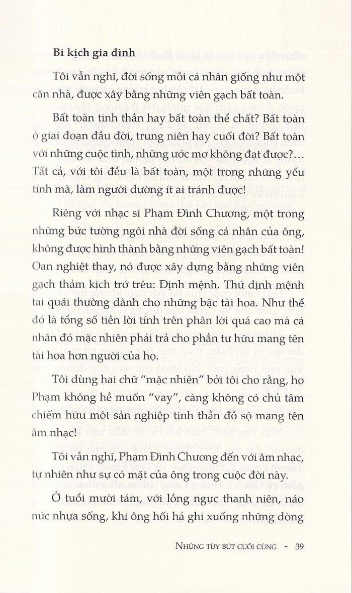 Những Tùy Bút Cuối Cùng