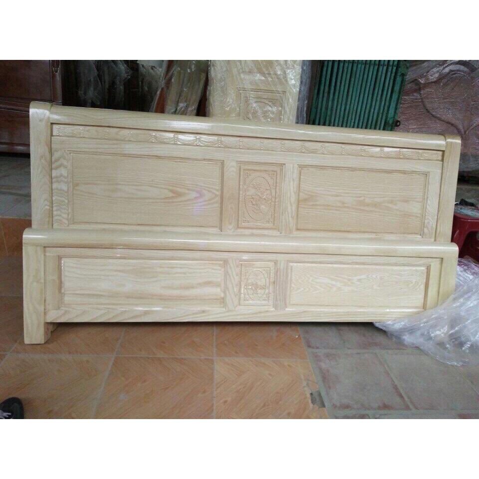 Giường ngủ gỗ sồi