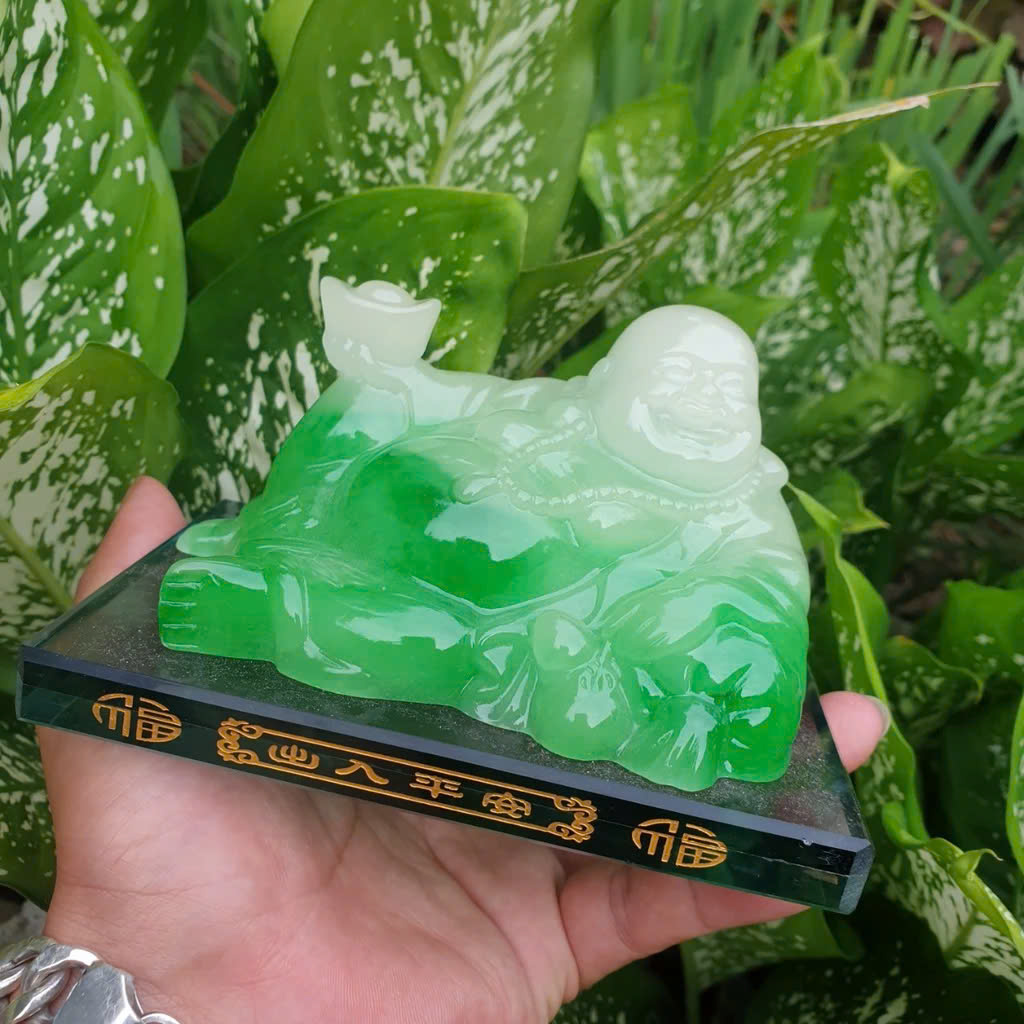 Tượng Di Lặc Phong Thủy Để Bàn Làm Việc, Gắn Ô Tô – Có Hộc Đựng Nước Hoa Sang Trọng , Mang Lại May Mắn &amp; Bình An