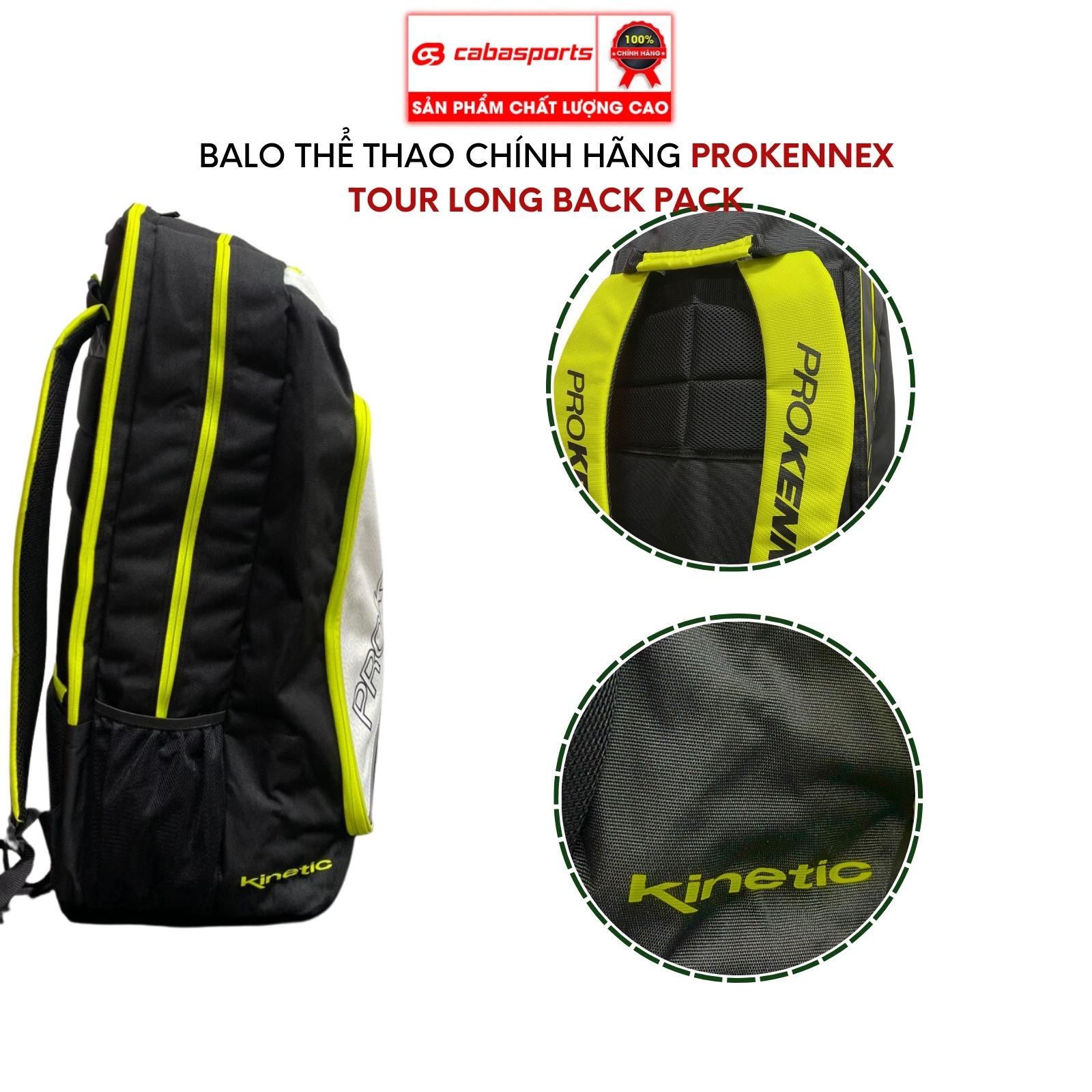 Balo thể thao Prokennex Tour Long Pack Back cao cấp chính hãng, balo đựng phụ kiện thể thao siêu rộng rãi