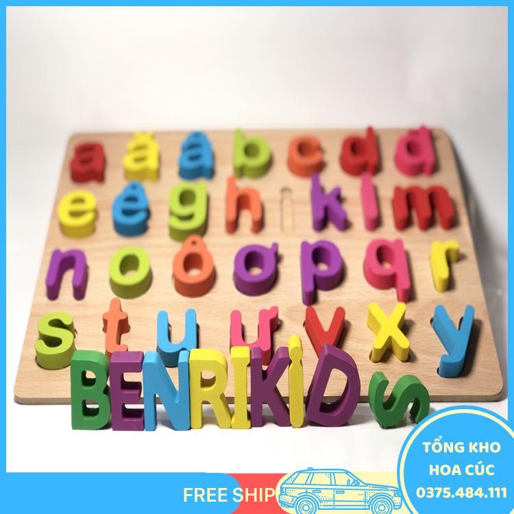 Bộ 3 Bảng Giúp Bé Học Làm Quen Chữ Cái Tiếng Việt Và Số Đếm Bằng Gỗ - Vận Chuyển Miễn Phí Toàn Quốc