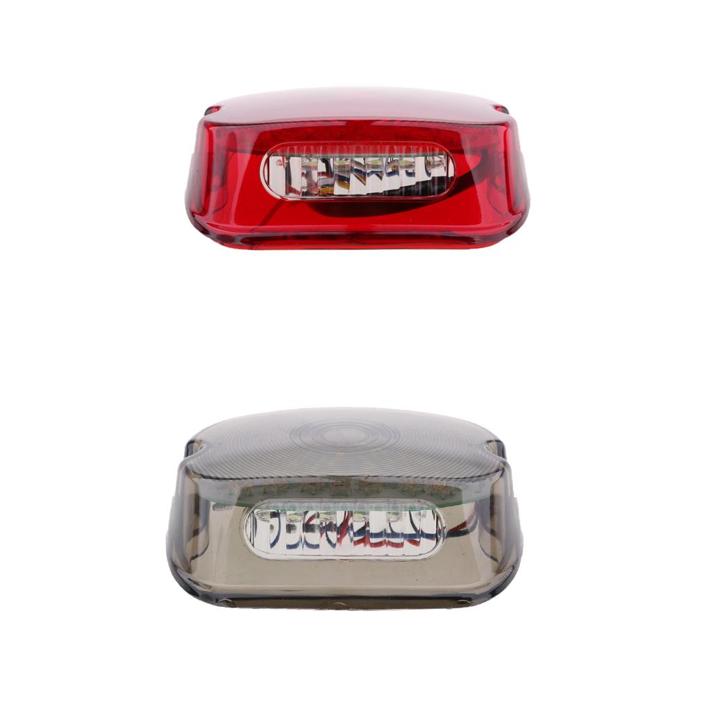 Red Motorcycle LED Turn Signal Tail Light For 91-10 Harley Sportster Softail