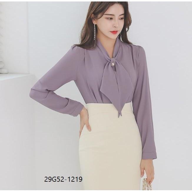 G52-1219 ÁO SƠ MI PHỐI HÀN QUỐC CAO CẤP