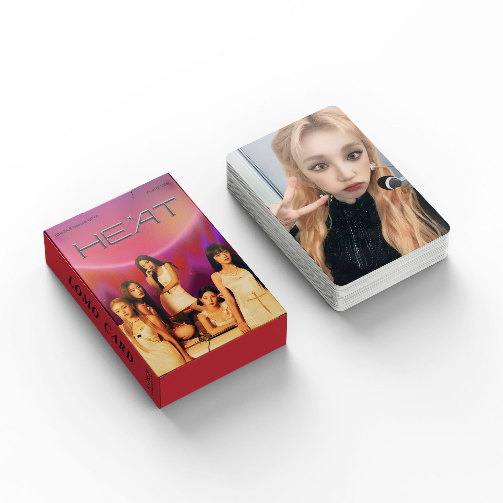 Set 55 lomo card (G)-IDLE HEAT 2023