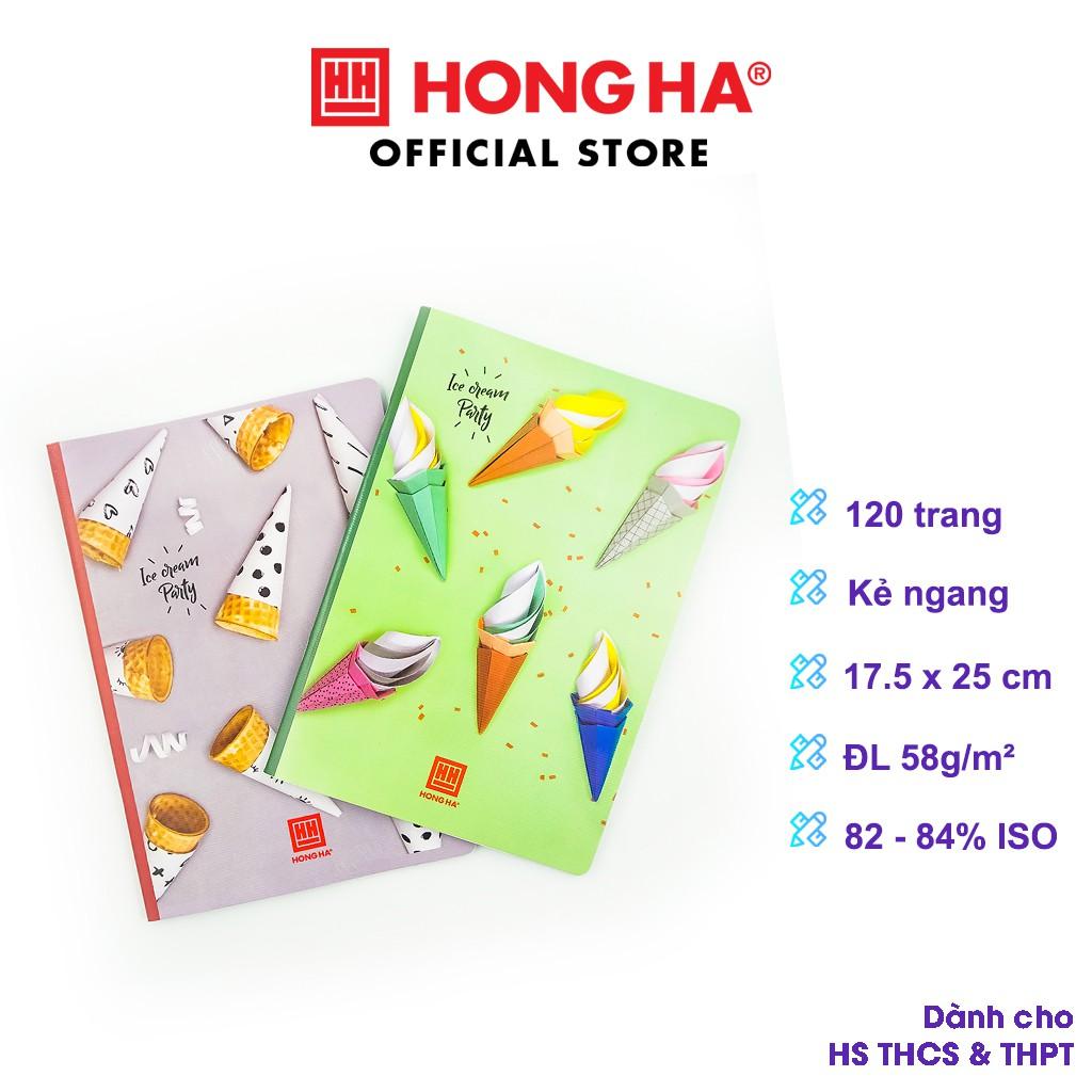 Vở kẻ ngang Hồng Hà 120 trang Pupil Paper Color