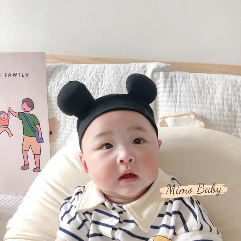 Băng đô, turban tai gấu phồng đáng yêu cho bé BD42 Mimo Baby