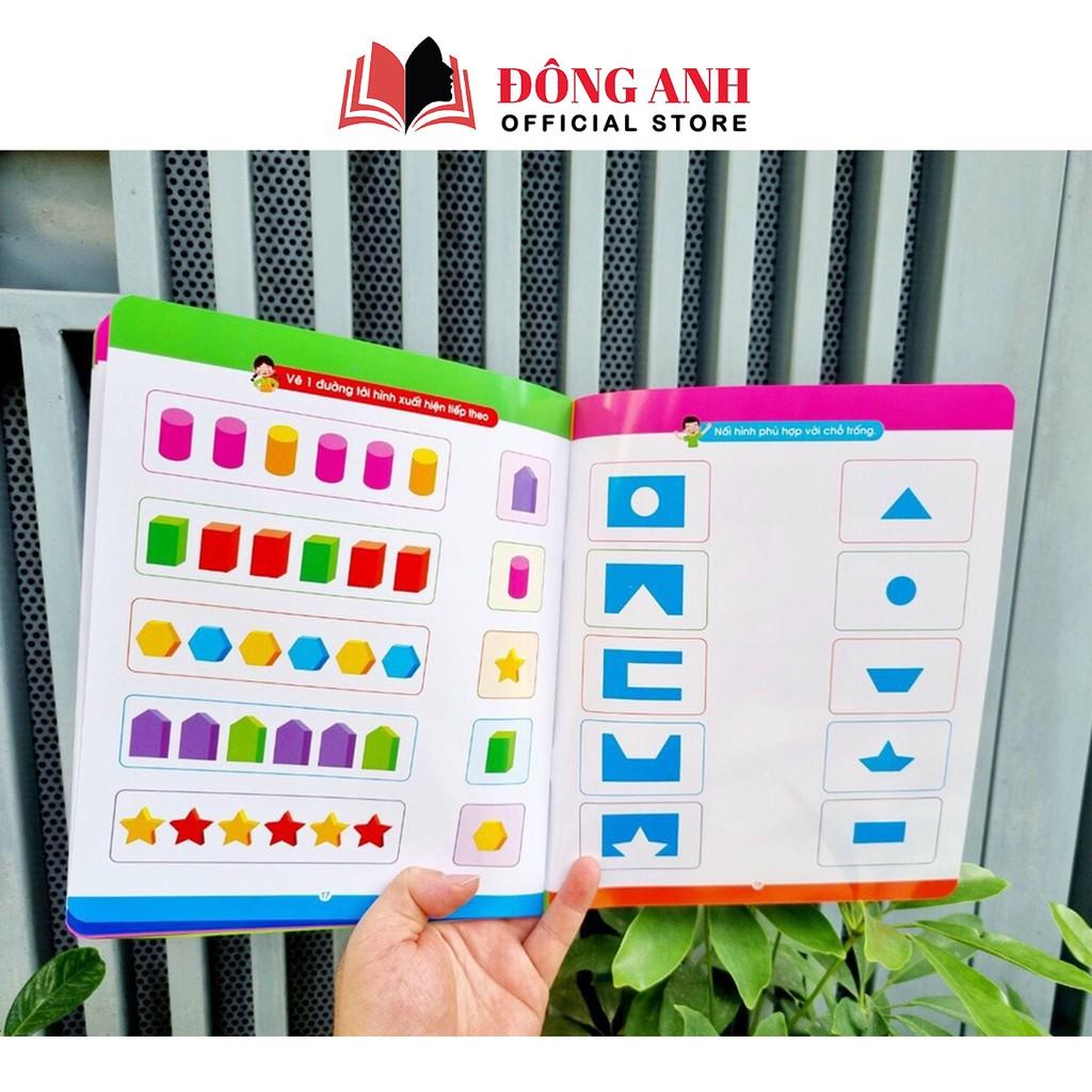 Sách - Combo 4 cuốn Làm toán không sợ sai wipe clean viết xóa được kèm 2 bút